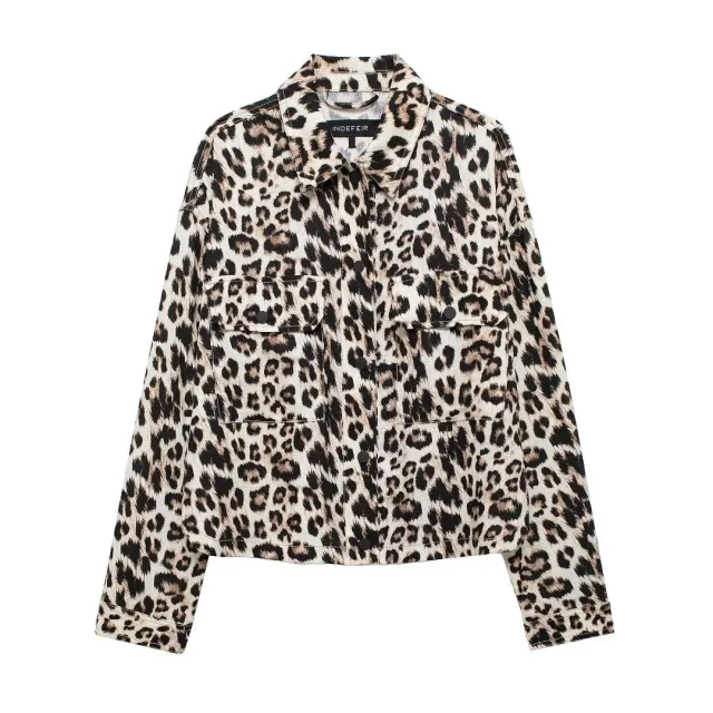 Women's Animal Print Coat Shirt Pants Suit Shirt L - Shop at LoveMi