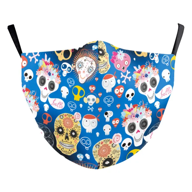 Wansheng Digital Printing Face Animal Tiger Ear Hanging Double layer Mask B178 1360 - Shop at LoveMi