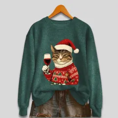 Womens Crew-Neck Pullover Faux-Knit Sweater - Wy1688Xc2989-M - View 1