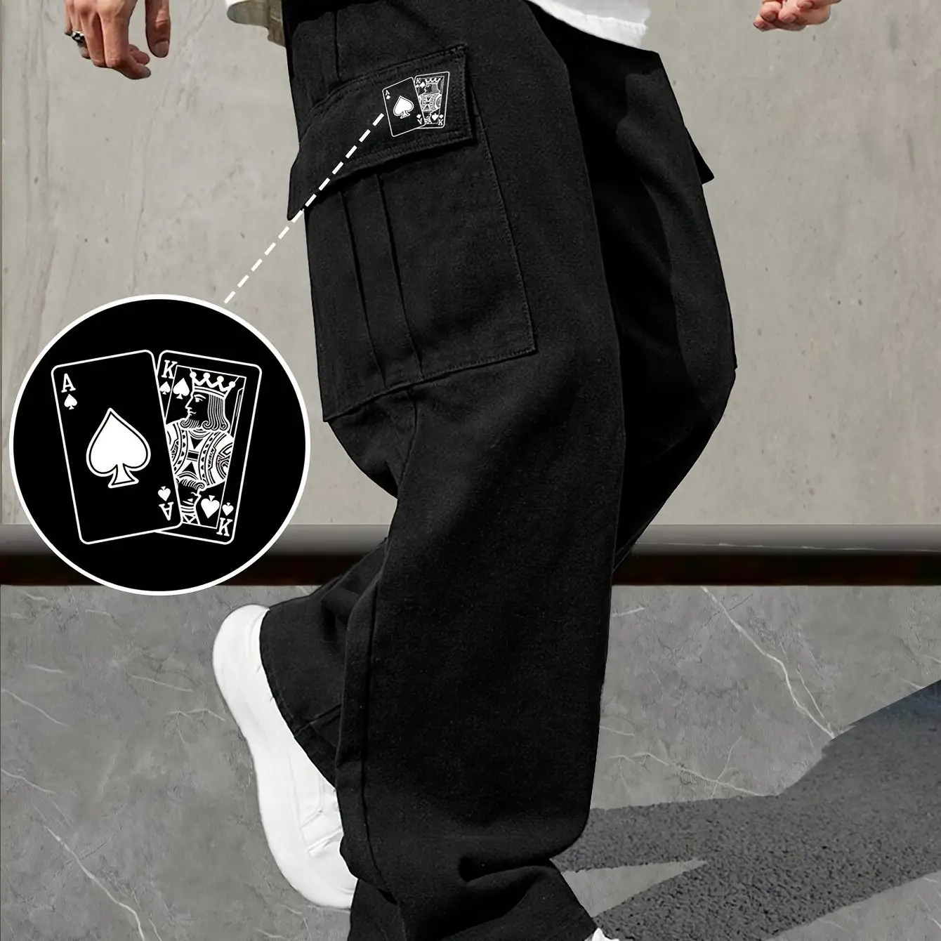 Mens Loose Fit Work Pants