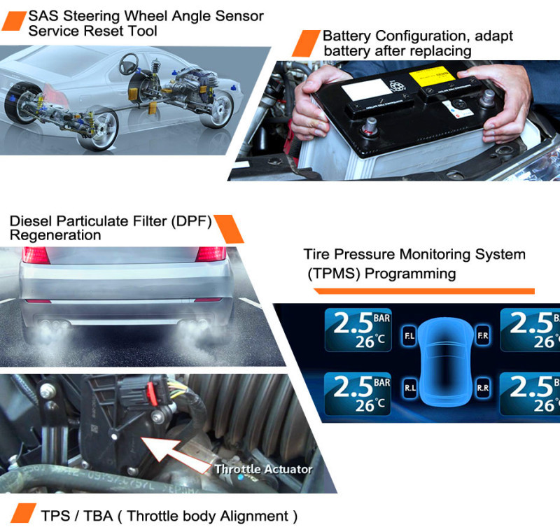 Title 14, Ferramenta de Diagnóstico Automotivo Multifunci...