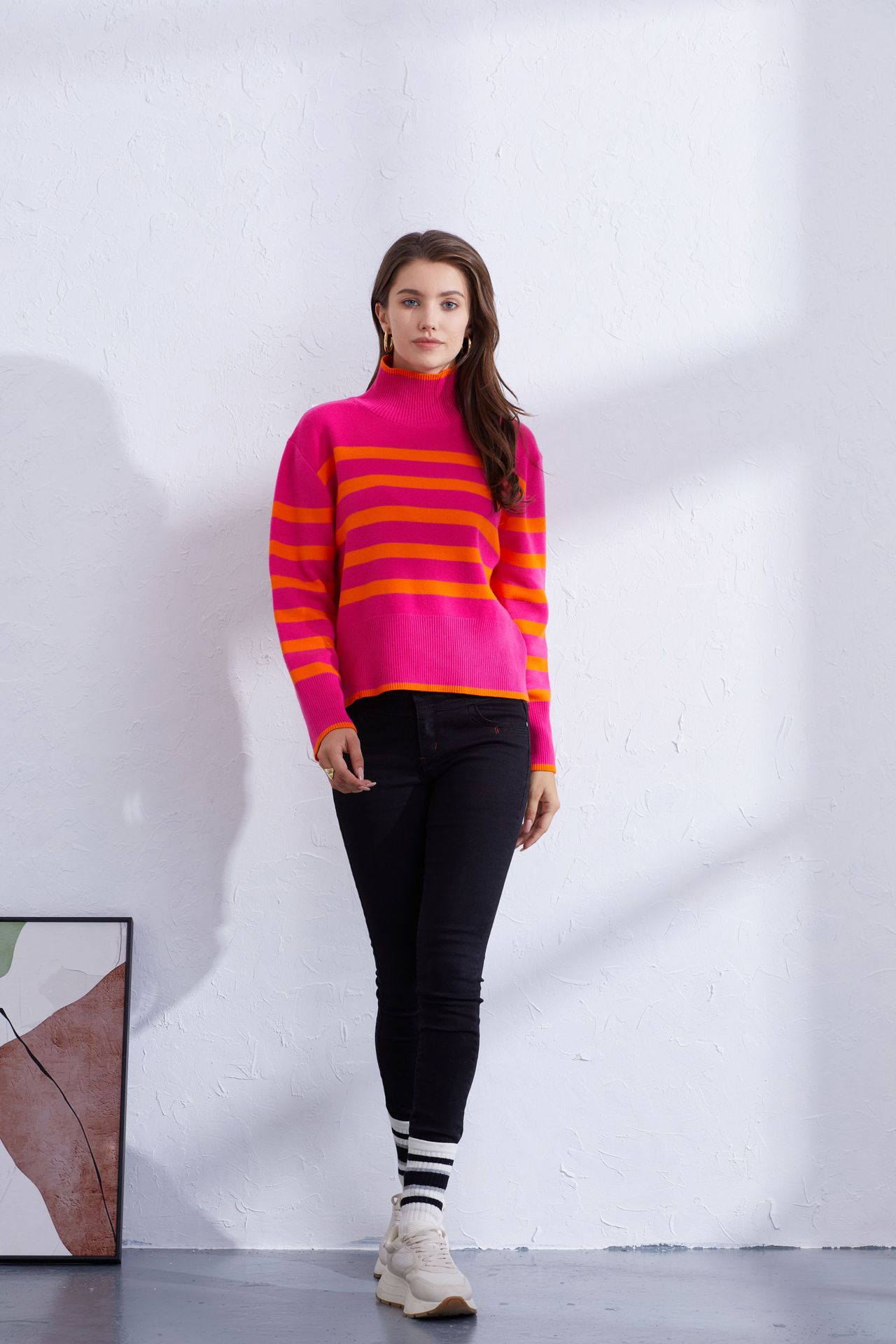 Title 7, Casual All-matching Warm Sweater For Women