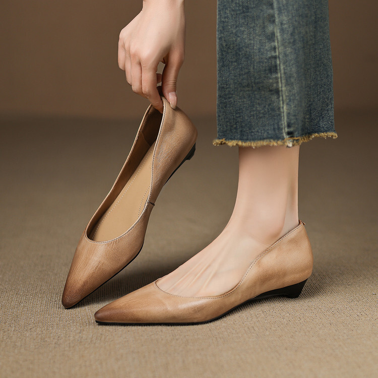 New Post-apocalyptic Vintage Slip-on Leather Shoes