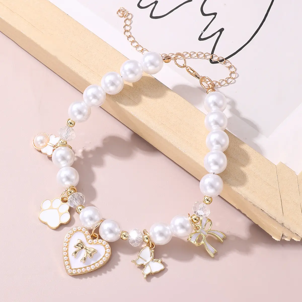 Cartoon Pattern Pendant Necklace Pet