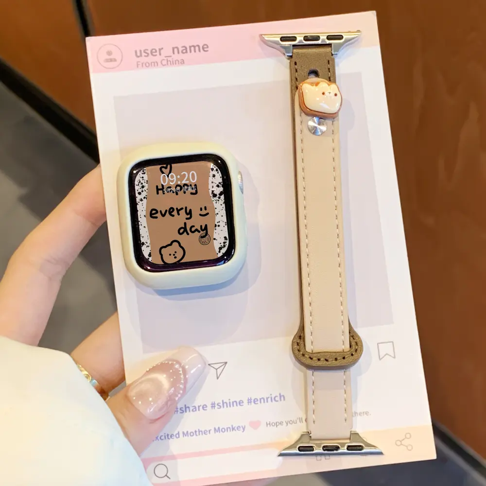 Watch Strap Autumnwinter Double Pin S10 Leather Style
