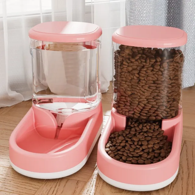 Cat Water Fountain Dog Pet Automatic Pet Feeder Pink Water Fountain Feeder - Shop at LoveMi