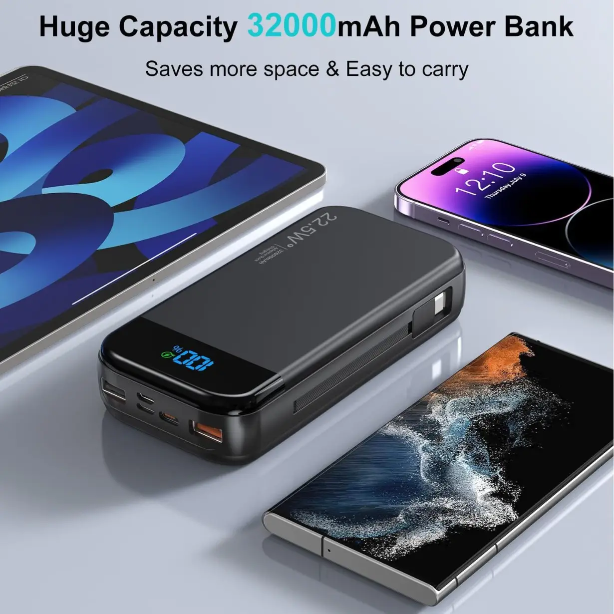 PSE Power Bank Fast Charge 32000mAh Large
