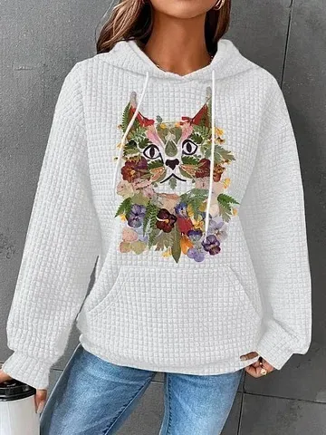 Comfort Loose Casual Drawstring Hoodie - G44Z282-Xl