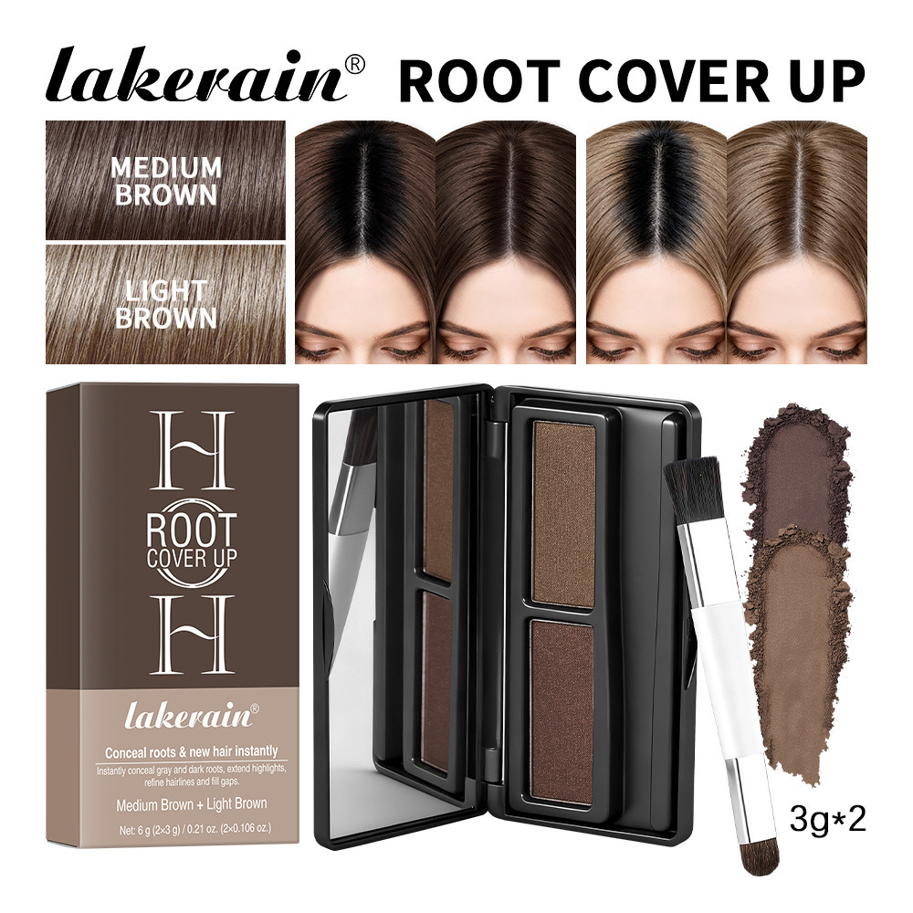 Hair Contour Palette Dual Color Hairline Powder Contour Powder 3