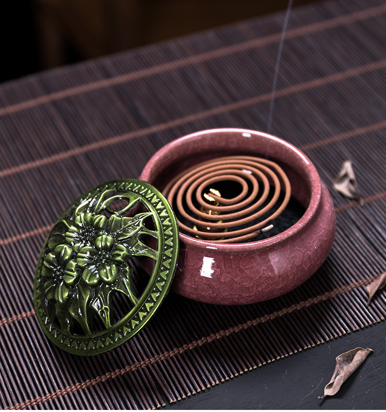 Title 5, 120 Plates 4 Hours Incense Coil Indoor Office A...