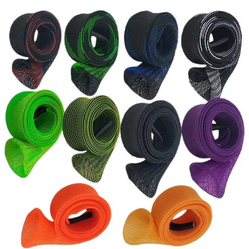 Luya Fishing Rod PET Woven Nylon Sleeve