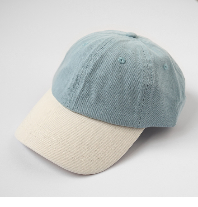 Simple Stitching Ice Cream Color Street Casual Baseball Cap