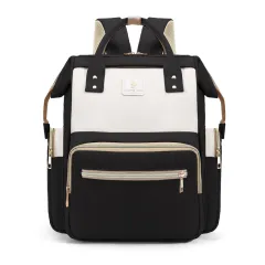 New Backpack Multi-functional Partition Dry Wet Separation Maternal And Child Storage Bag - Black - View 1
