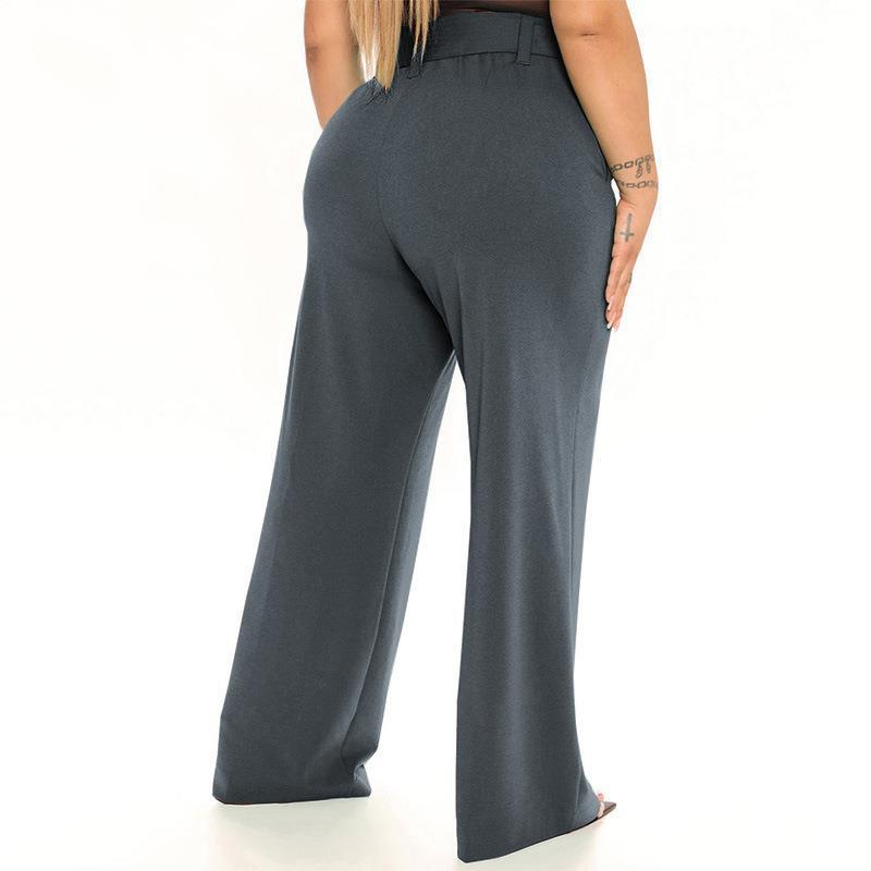 New Womens Independent-site Solid-color Shopee Casual Pants