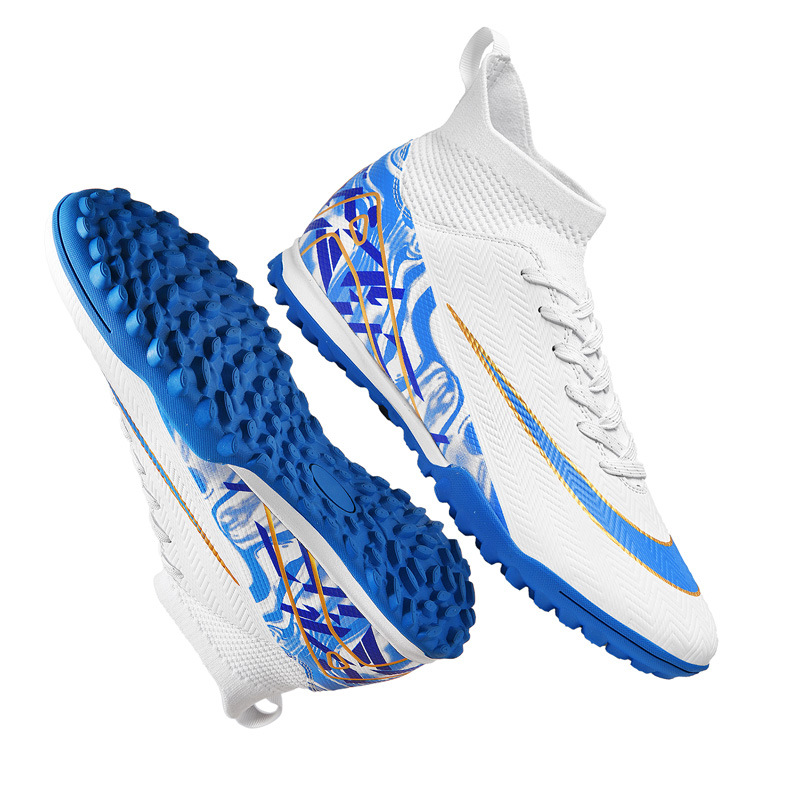 High-Top Football Cleats AG Turf Cleats Long-Stud Training Shoes 18 High-Top Football Cleats AG Turf Cleats Long-Stud Training Shoes