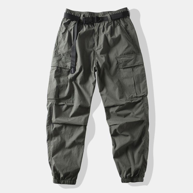 New Spring Summer Japanese-style Workwear Pants For Men