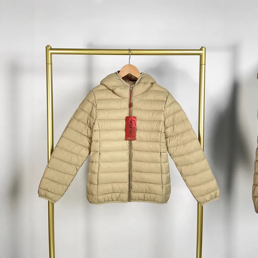 Fashionable All-match Warm Short Cotton Coat - Khaki