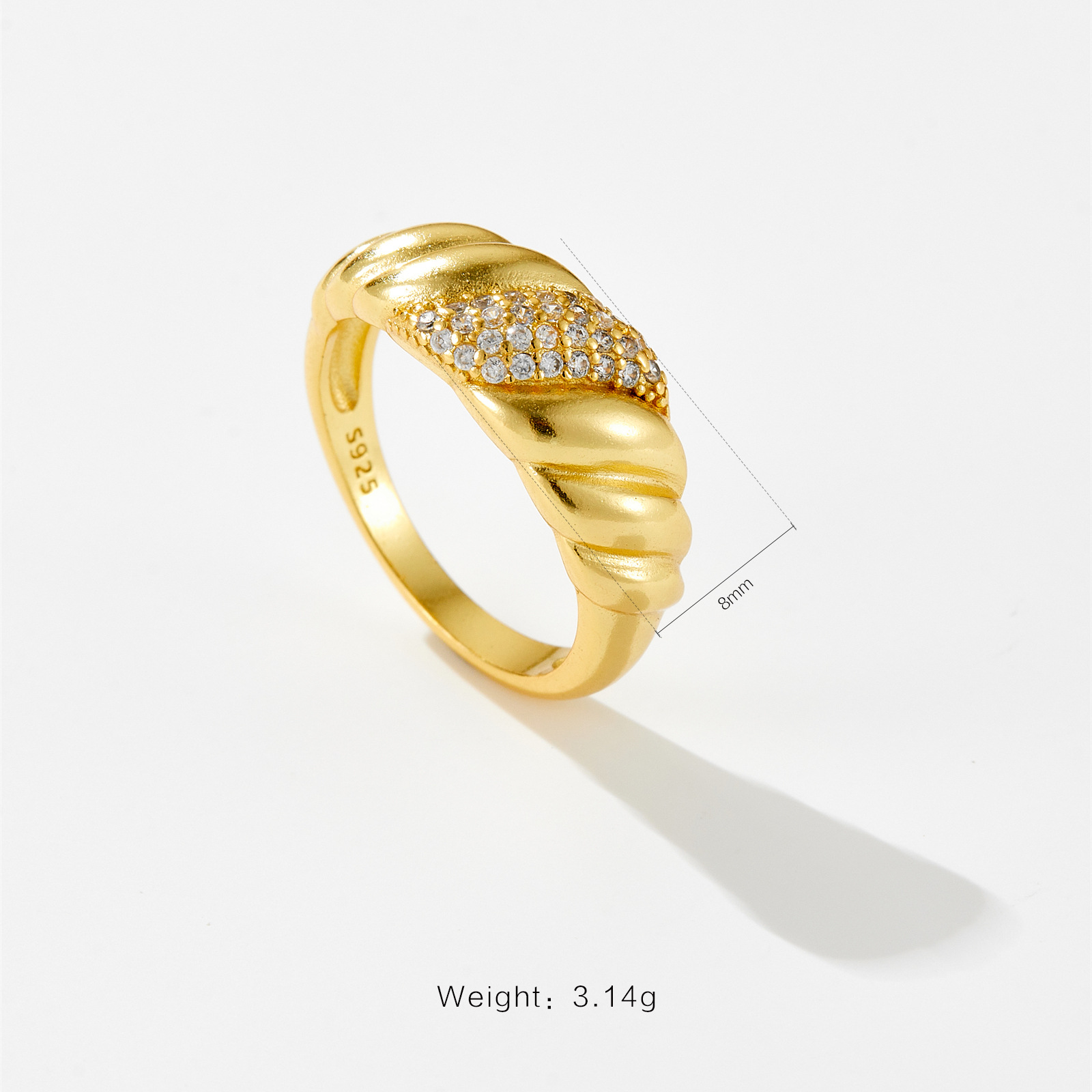 18K Gold TTR36