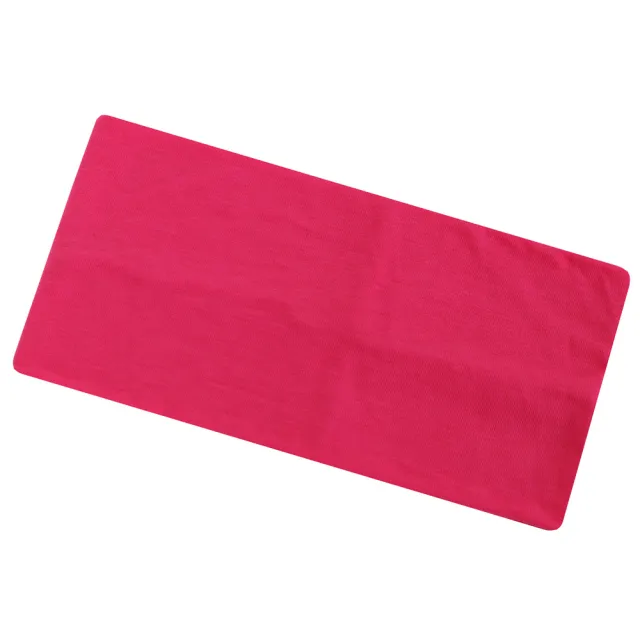 Candy Color Extra Wide Women Headband Headdress Yoga Sports Elastic Band Rose Red - Shop at LoveMi
