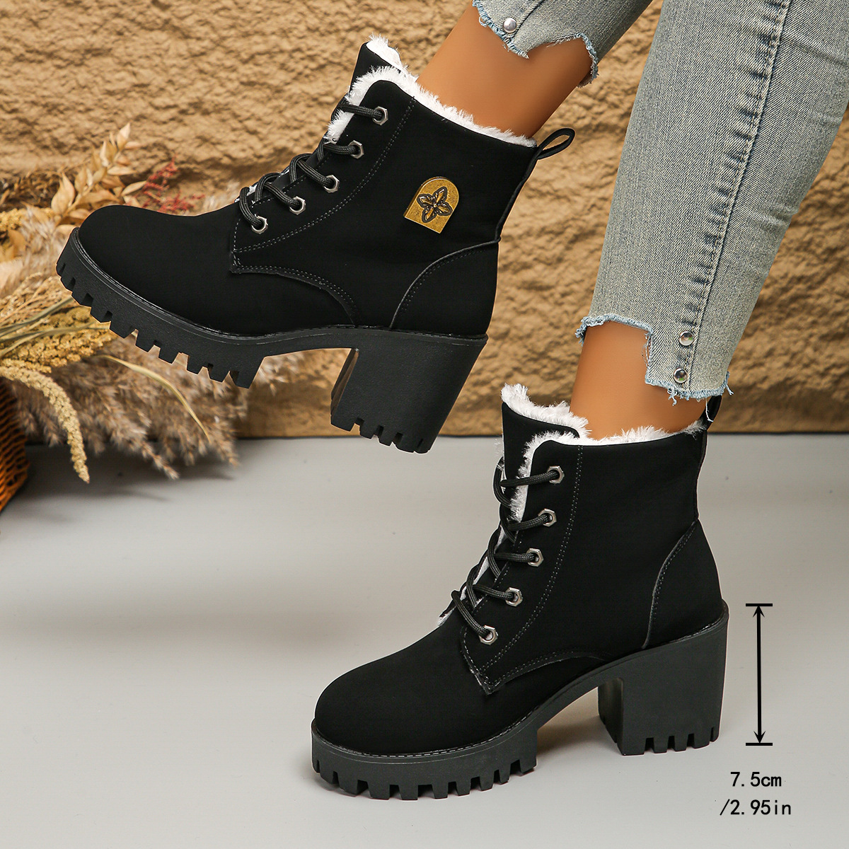 Lace-Up Martin Boots, picture 4 of 5