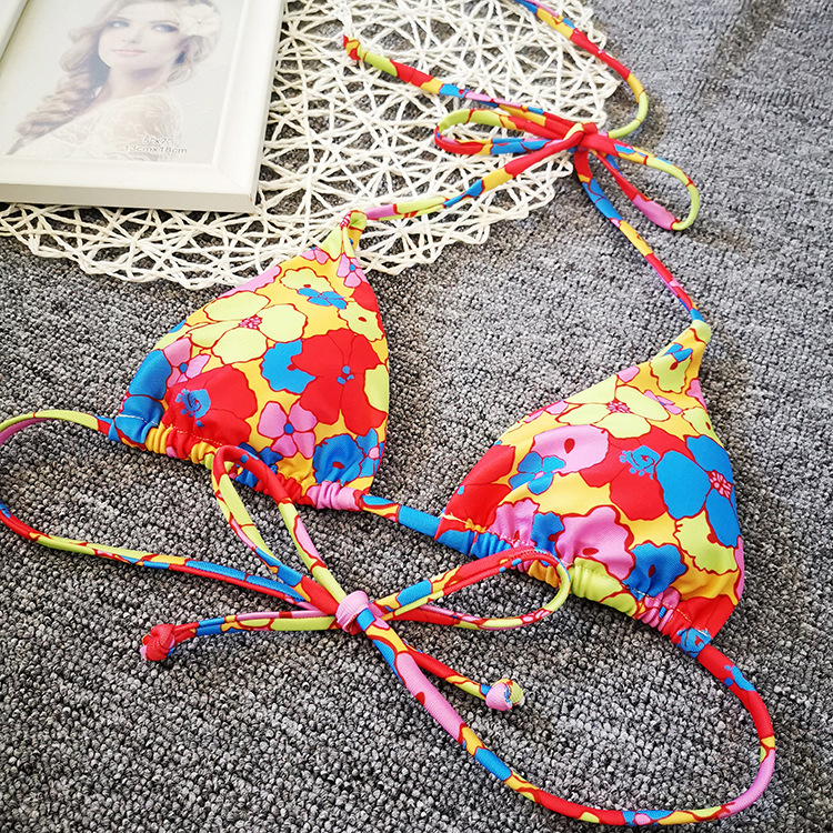 Title 10, Nuevo bikini de mujer con estampado floral y co...