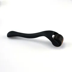 Matte Black Frosted Titanium Alloy Needle Roller Beard Roller - 2.5Mm - View 1