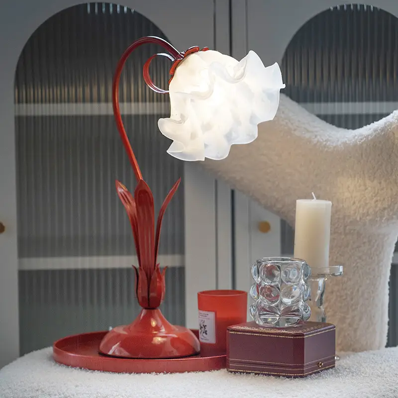 Household Fashion Bedside Lamp Flower Lantern