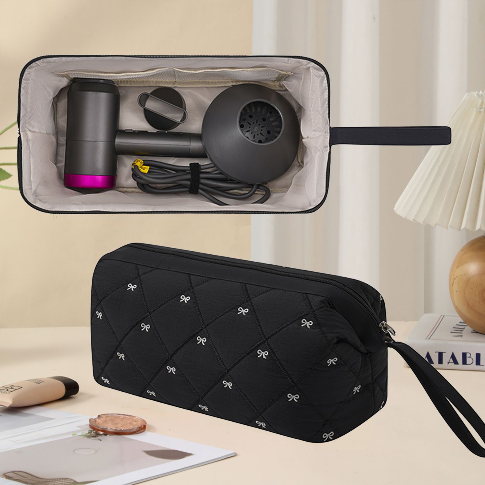 Multi-Function Storage Bag For Curling Irons And Hair Dryers 8