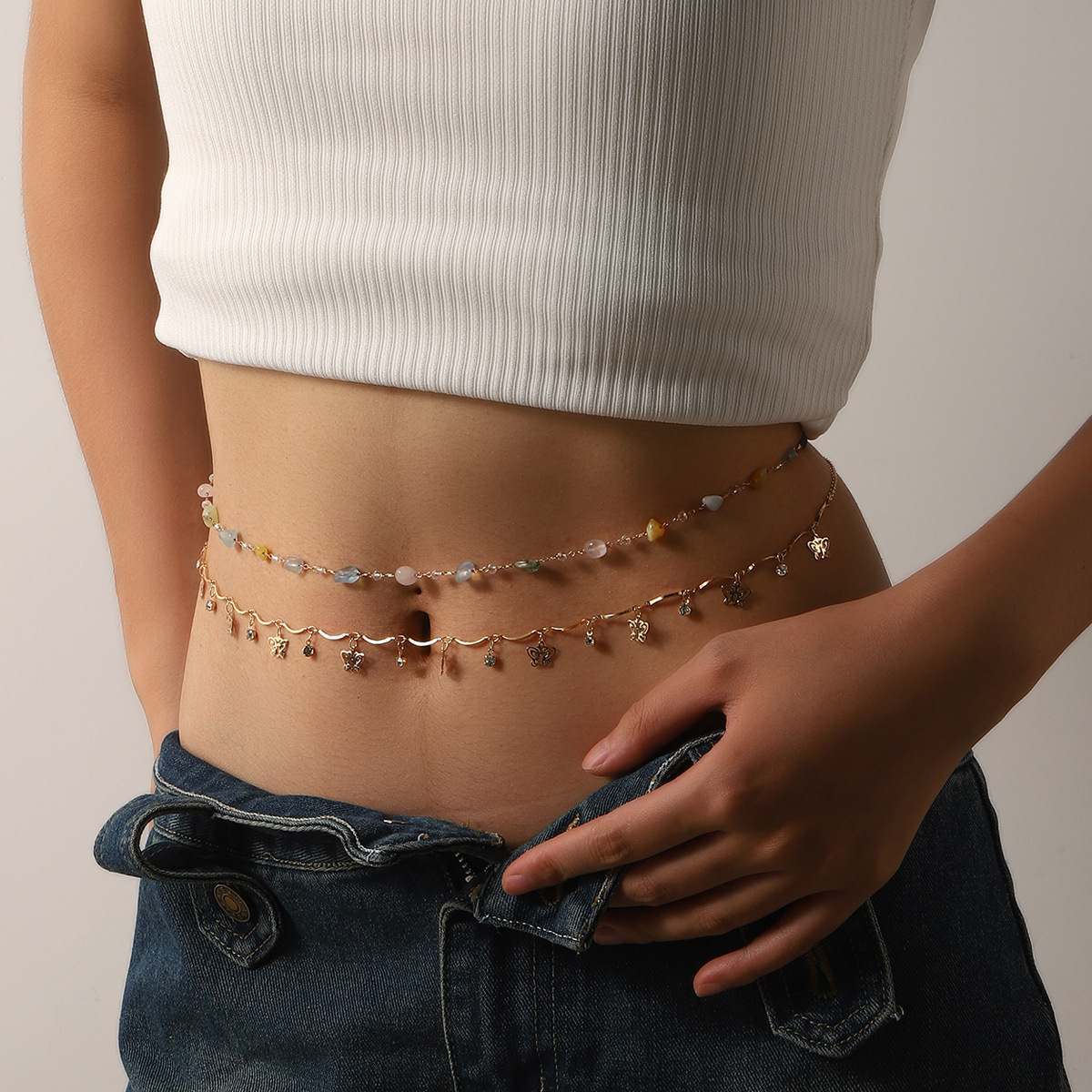 RETRO BUTTERFLY TASSEL BODY