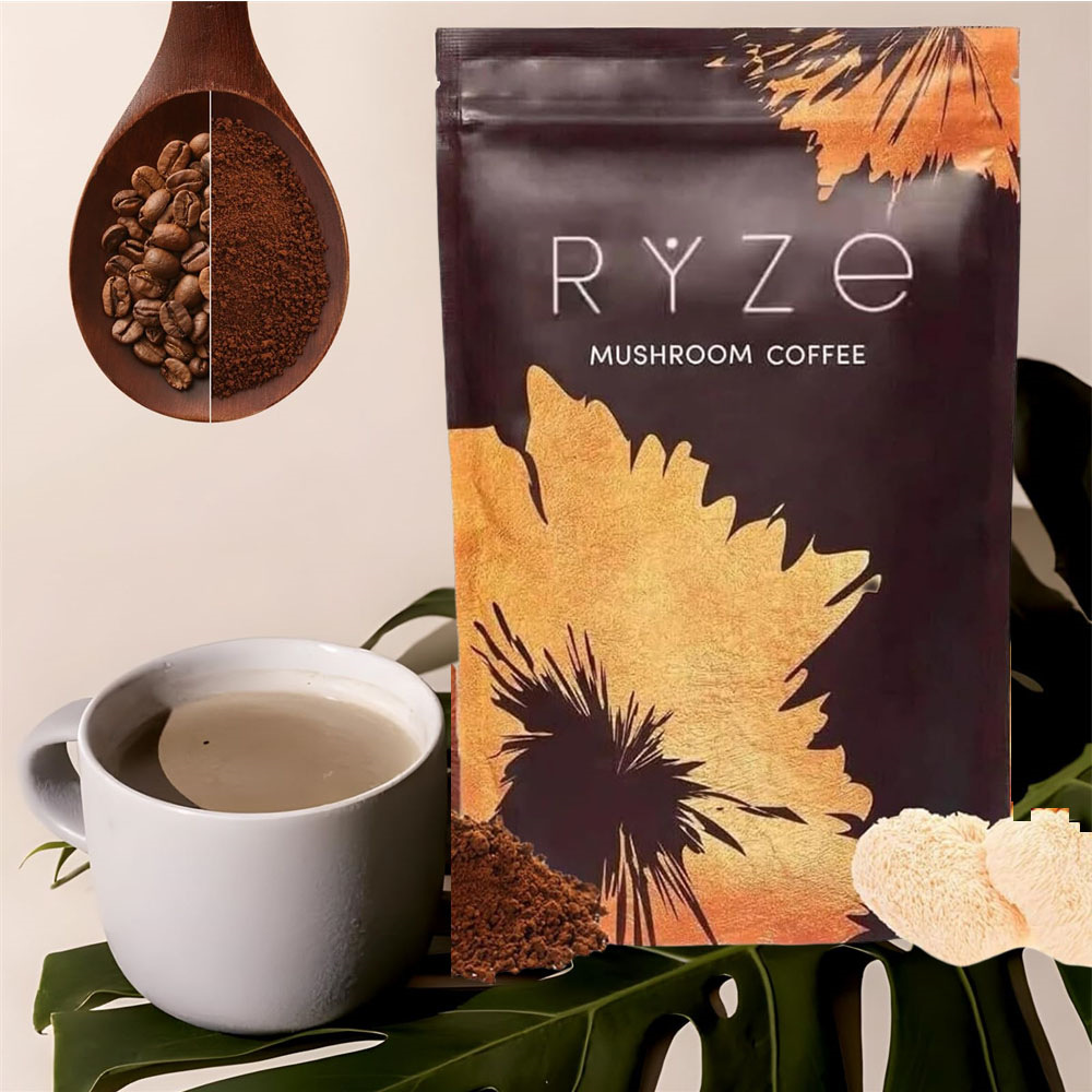 Title 2, Mushroom Ground Coffee Sucrose-free Low Fat Coffee