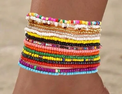 Women's Bohemian Fashion Bracelet Glass Handmade Set - Shop at LoveMi