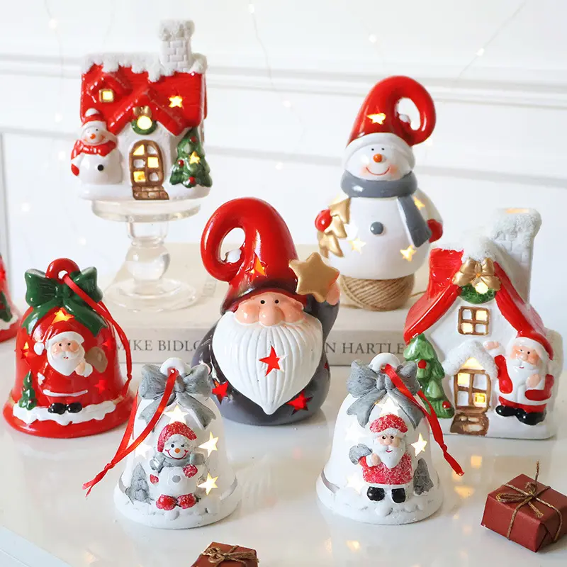 Santa Claus Hollow Ambience Light Christmas Tree