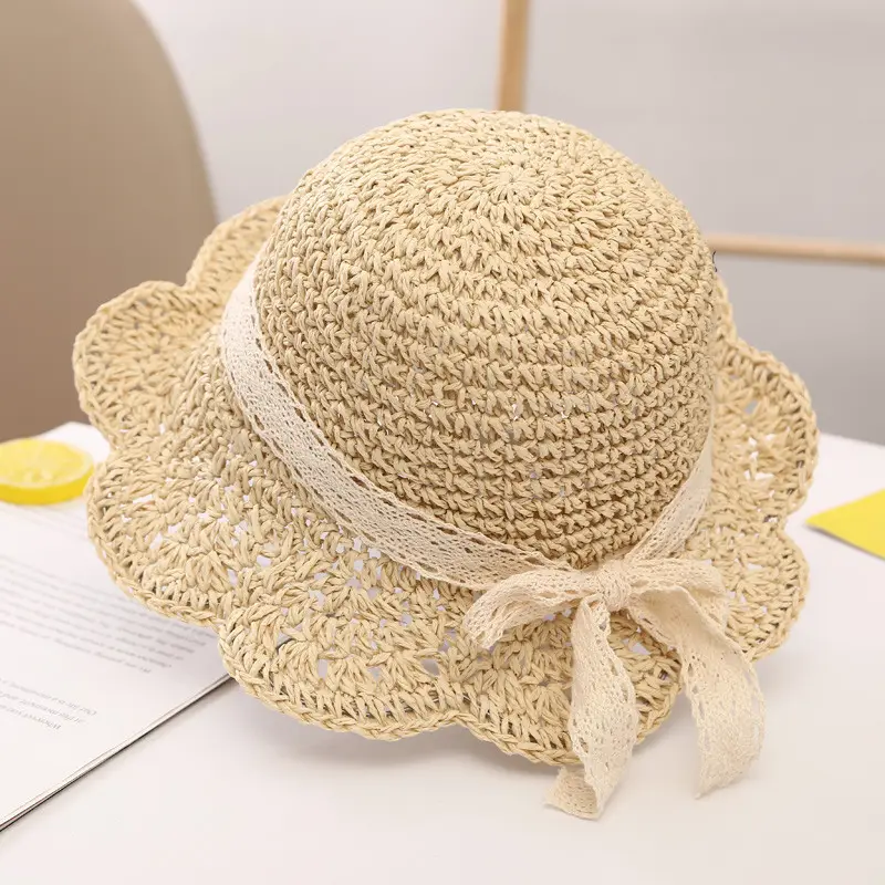 Summer Sunshade Big Brim Sun-proof Children's Straw