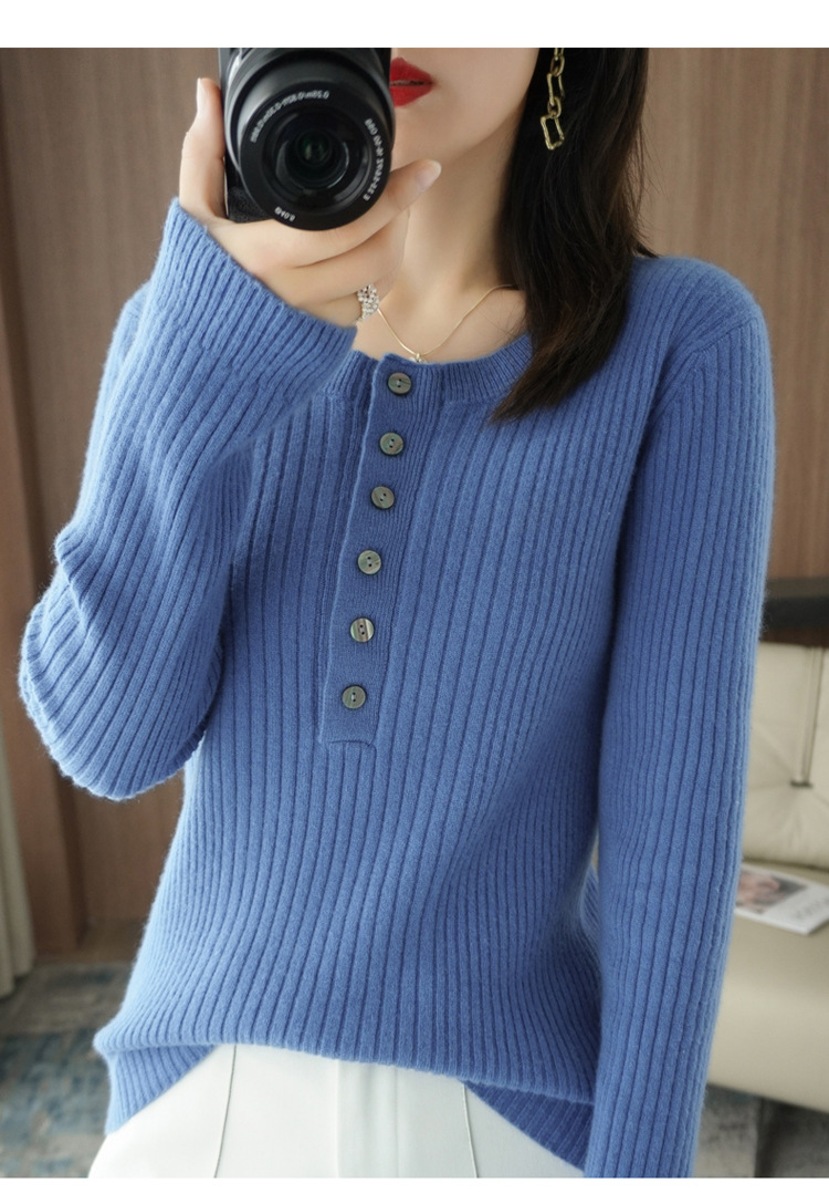 Title 9, New Cashmere Sweater Womens Round Neck Long Sl...