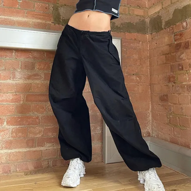 Personalized Ankle tied Loose Version Casual Working Pants Black - Shop at LoveMi