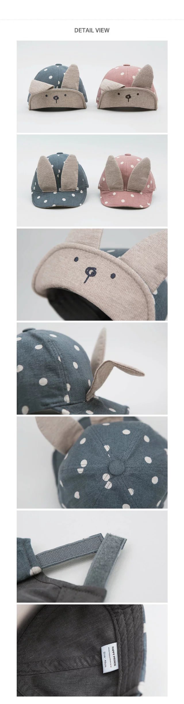 Cartoon Cute Bunny Soft Brim Baseball Hat