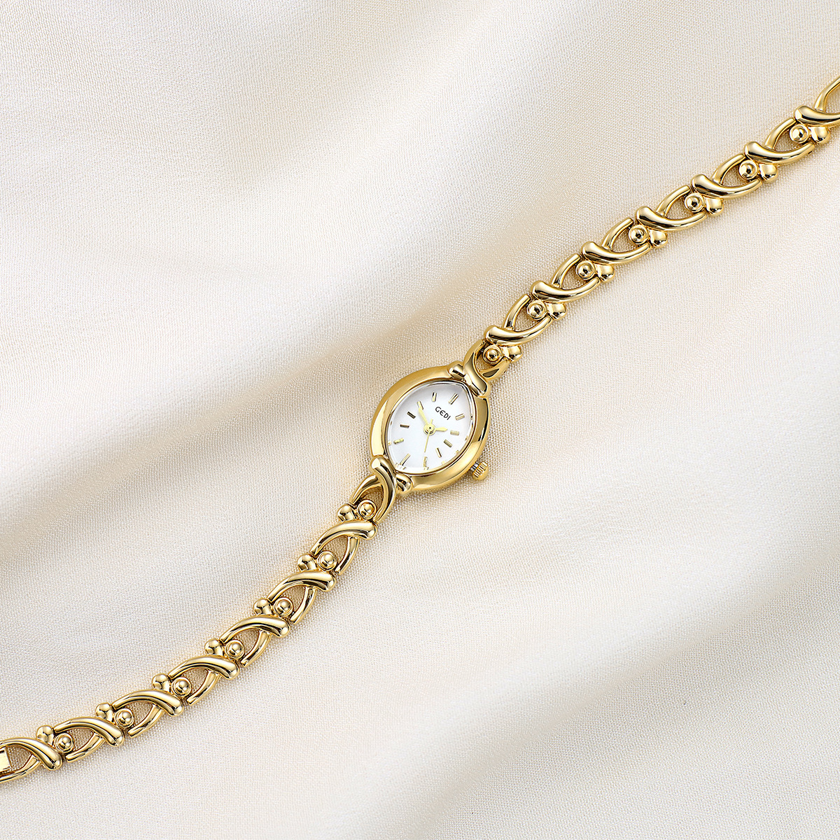 Quartz Watch for Women - Slim Stylish Design with Stainless Steel Band and Water Resistant Movement