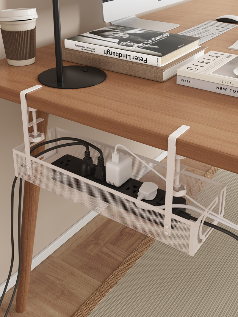 Title 11, Power Strip Storage Under The Table Socket Orga...