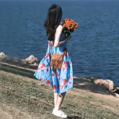 Seaside Beach Vest Dress - Heather Dress - View 1