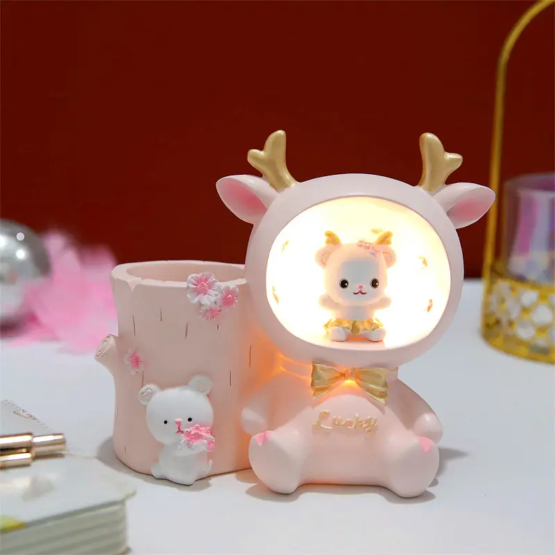 New Cartoon Dream Resin Pen Lamp