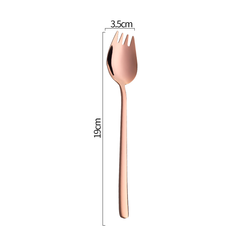 Rose Gold Salad Spoon