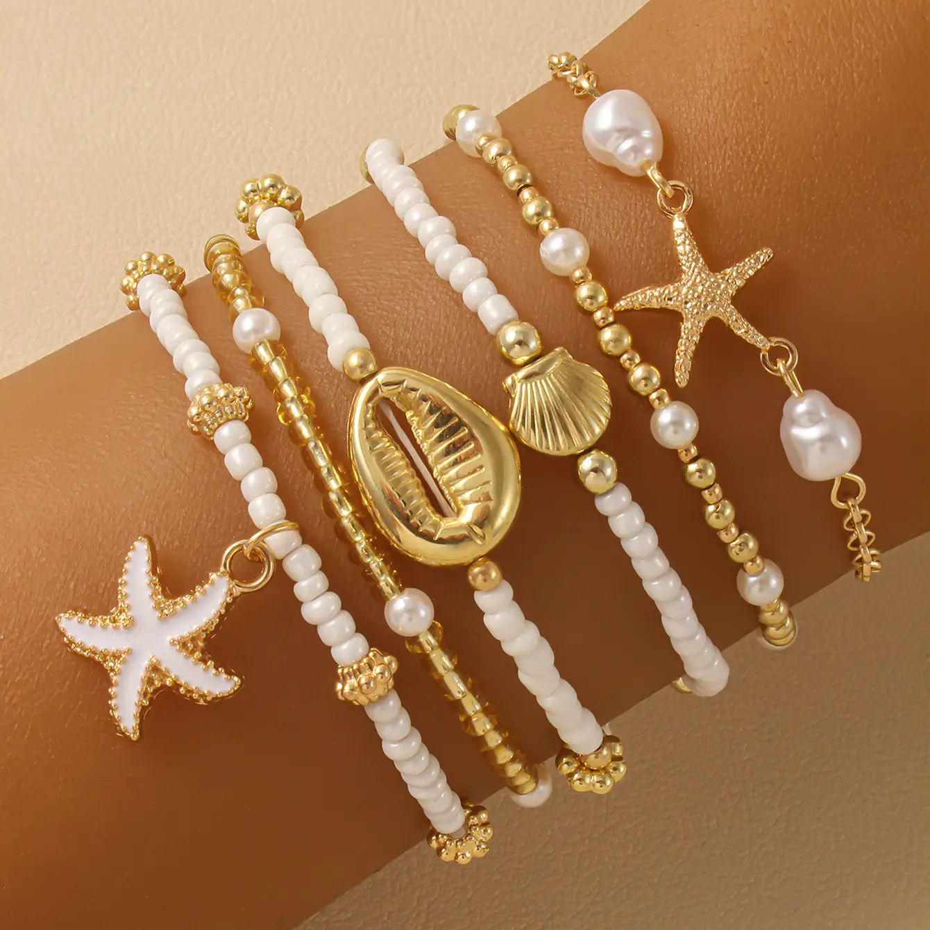 Female Holiday Marine Style Bracelet Suit
