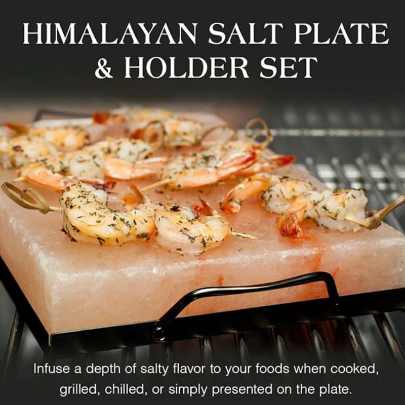 Himalayan Rose Salt Plate Barbecue Plate