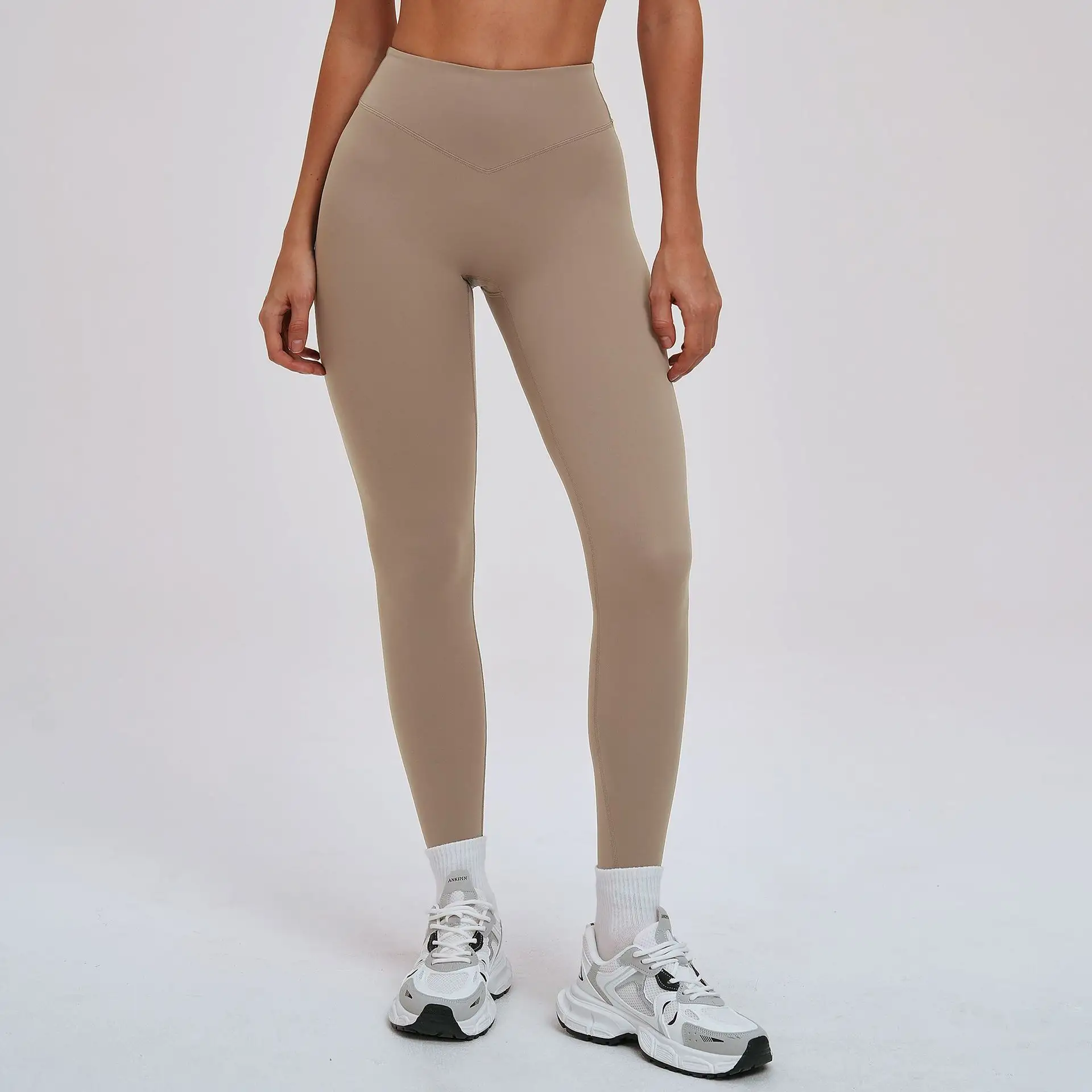 High-waisted Stretchy Figure-hugging Butt-lifting Workout Pants