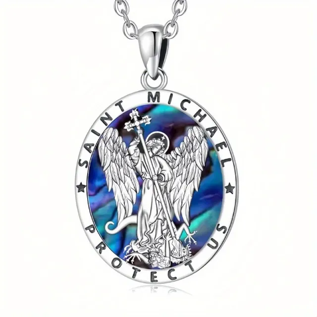 Abalone Shell Vintage God Of War Angel Pendant Pendant - Shop at LoveMi