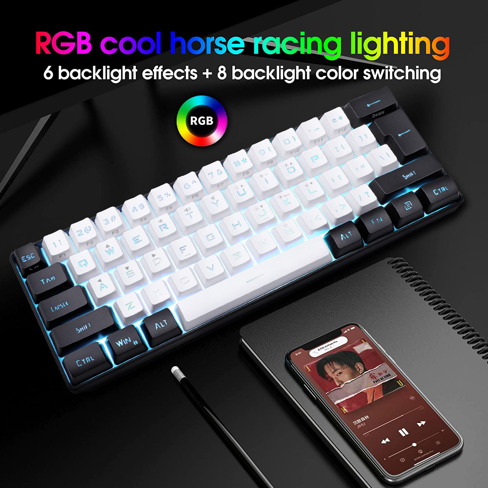 Mini gaming-tastatur 5821 - Miniatyr 3
