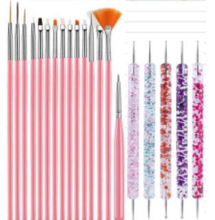 Nail Art Brush Line Drawing Set