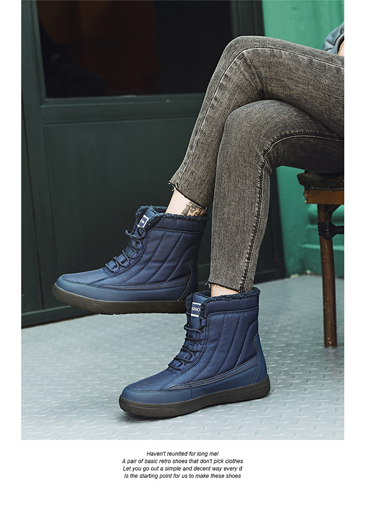 Title 7, Bottes de neige chaudes en coton Casual Plus po...