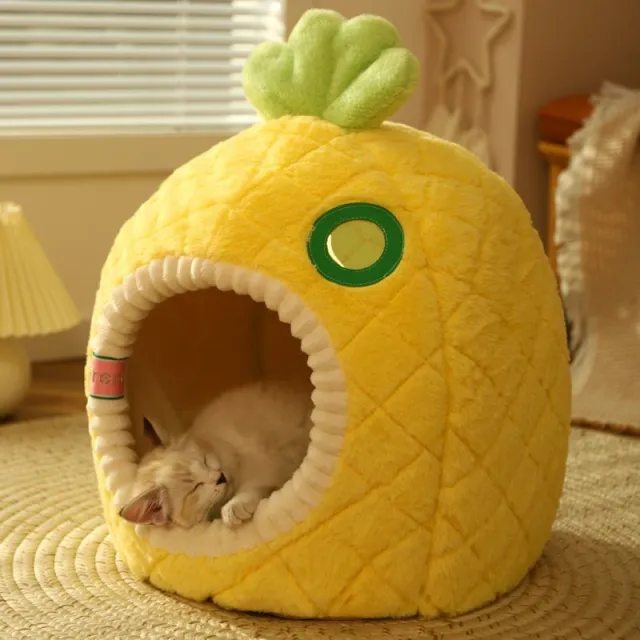 Winter Warm Tent Pet Closed Nest Pineapple Nest - Shop at LoveMi