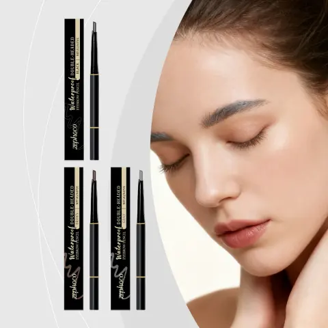 Double-ended Long-lasting Color-enhancing Eyebrow Pencil
